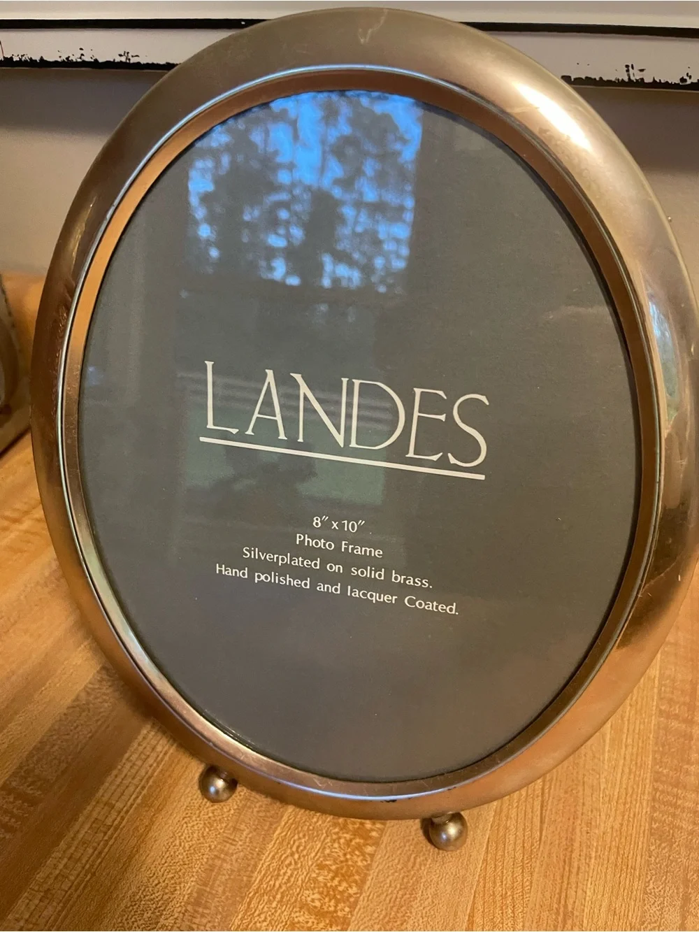 Silver Oval Photo Frame - Silver Finish